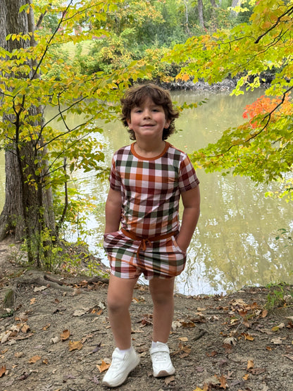 Rust+Pine | Pocket Short Set
