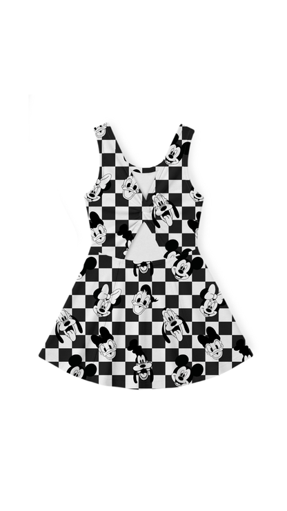 Checker Club | Twistback Dress