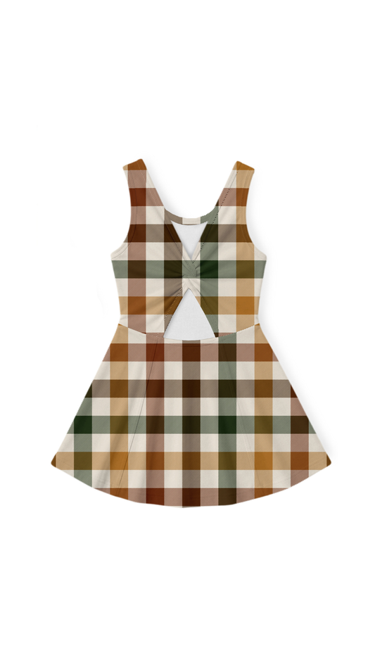 Rust+Pine | Twistback Dress