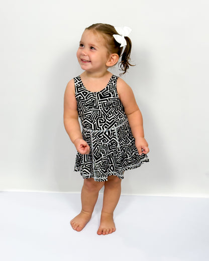Rebel Lines | Twistback Dress