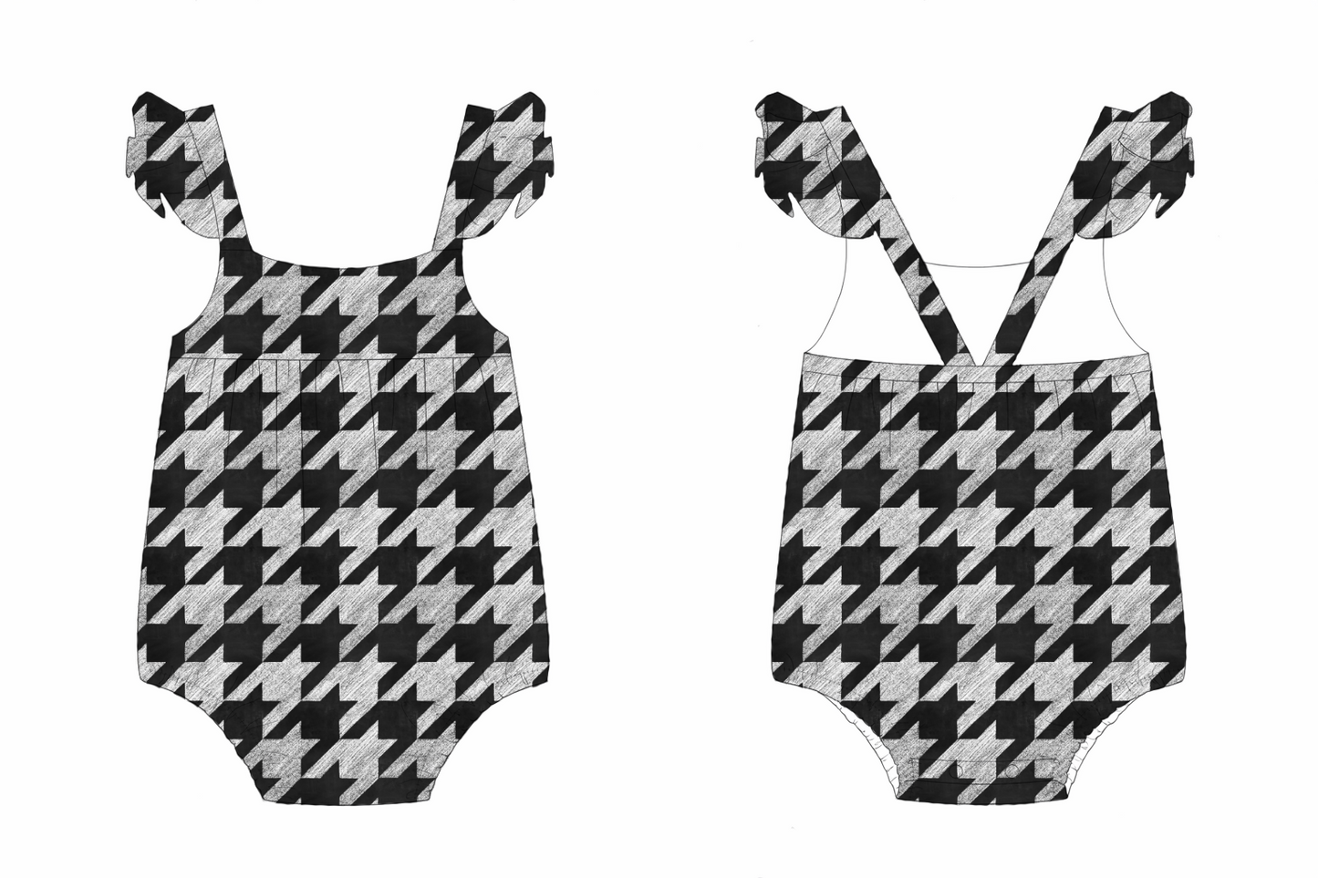 Modern Hound | Bubble Romper