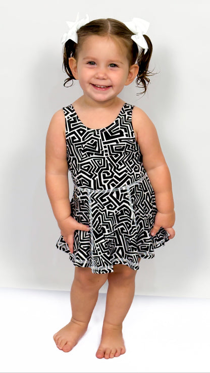 Rebel Lines | Twistback Dress