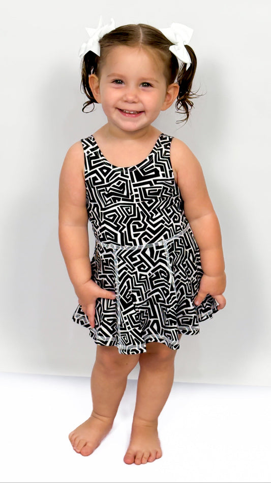 Rebel Lines | Twistback Dress