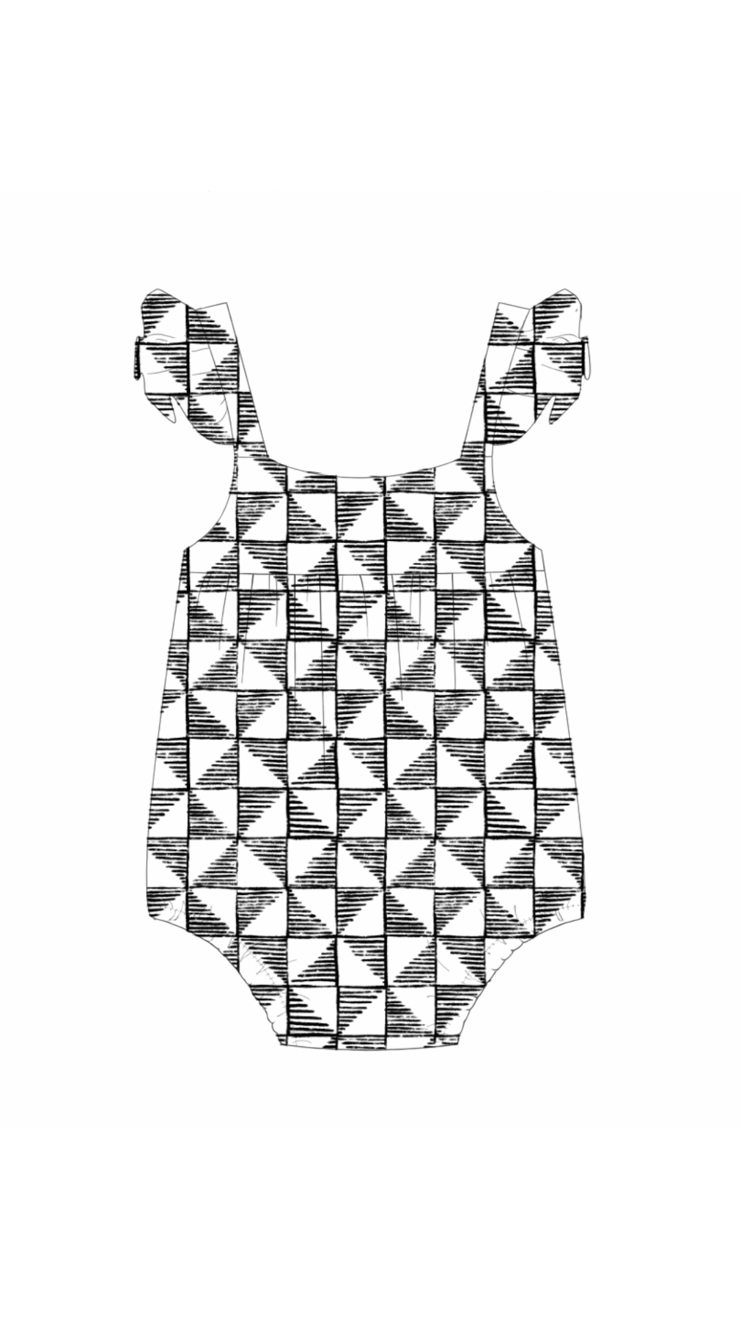 Checkmate | Bubble Romper