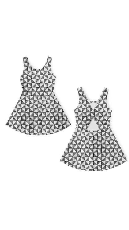 Checkmate | Twistback Dress