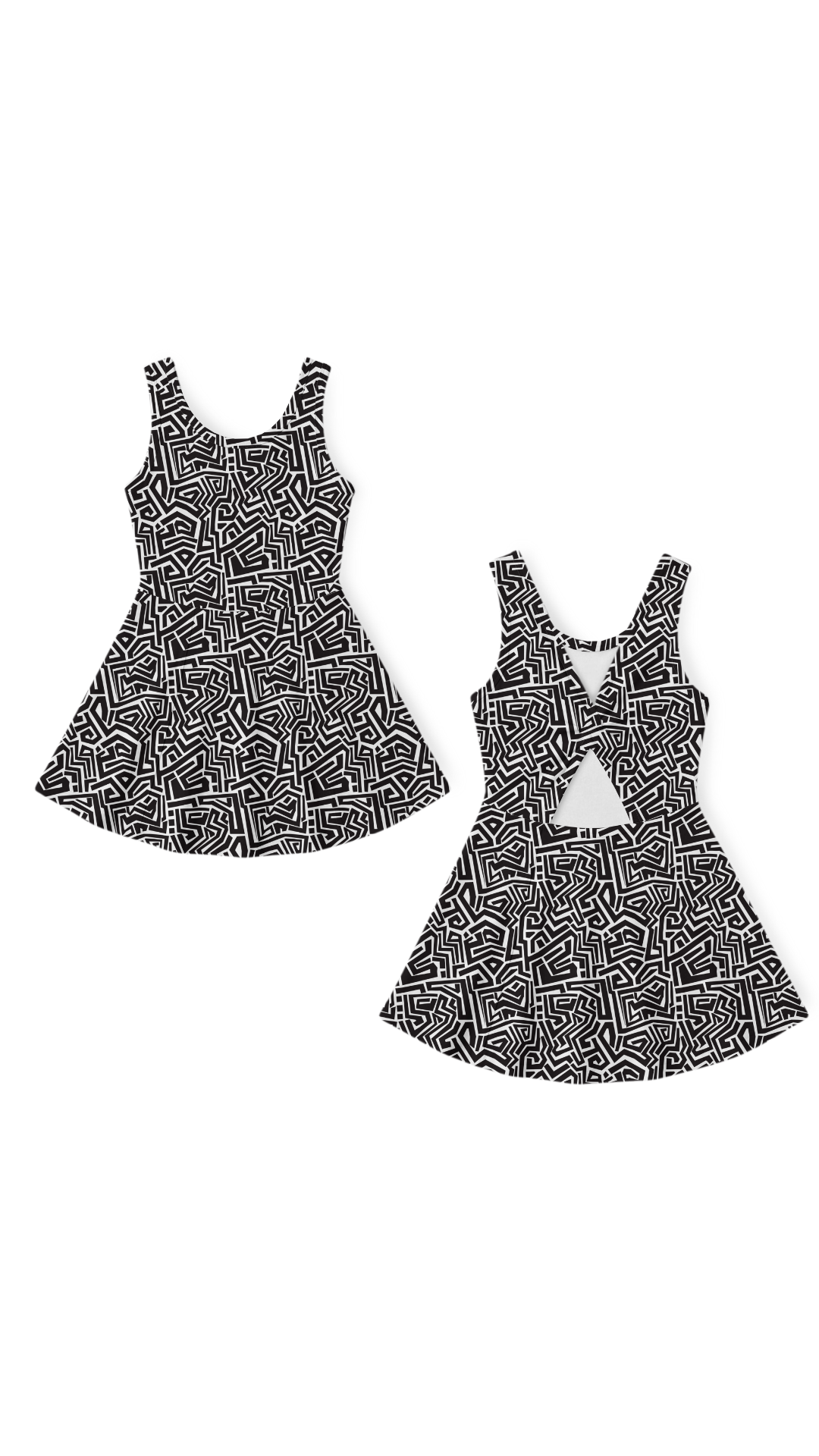 Rebel Lines | Twistback Dress