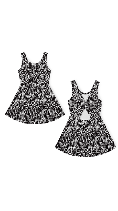 Rebel Lines | Twistback Dress